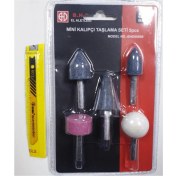 Resim B.H.D TOOLS Makroyapı 5 Parça Mini Kalıpçı Taşlama Seti Uç Vızvız Seti ve Dekupaj Ucu 