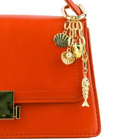 Resim Golden Shore Altın Kaplama Zincirli Çanta Süsü - KeyCharm (Bag Charm) | Happyangels 