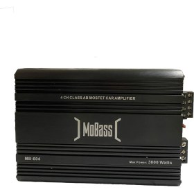 Resim Mobass Mobass oto Anfi 3000 Watts 4 Kanal Bass Kontrol 