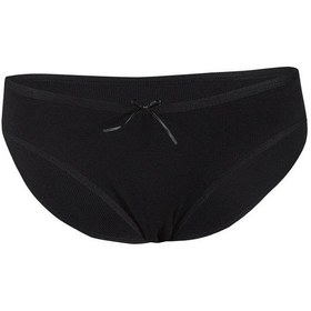 Resim 6 Adet Yıldız Bayan Likralı Kaşkorse Bikini Külot Siyah 3552 Siyah 