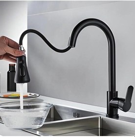 Resim Fleko Siyah Kuğu Spiral Eviye Batarya Ks10S01C 