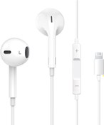 Resim Everdigi iPhone Kulakiçi Kulaklıklar, Yıldırım Bağlantılı Kablolu Kulaklıklar (Dahili Mikrofon ve Ses Kontrolü) Gürültü Önleyici İzolasyon Kulaklıkları iPhone 14/13/12/11/SE/X/XR/XS/8/7-1 Paket 