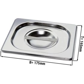 Resim Gastronom Kapak 1/6 Gri / Tek Ebat 