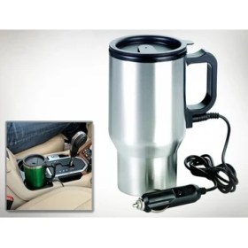 Resim Araç Içi Su Isıtıcı Termos Kupa Bardak 