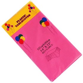 Resim Gajeena 137x183 Cm Pembe Pe Masa Örtüsü - Dayanıklı, Saydamlığı Düşük, Partiler Ve Doğalgazlı Kullanıma Uygun, Temizliği Kolay 