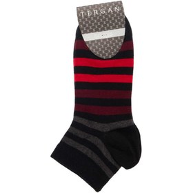 Resim Siyah Pamuk Erkek Çorap - E24I1CR20299-D62 