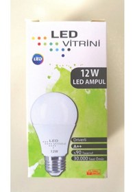 Resim 12 W Led Ampul 1080 Lumen Beyaz--5 Adet 