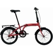 Resim Bisan Twin V Fren Vitessiz 20 Jant Katlanır Bisiklet Kırmızı Siyah 