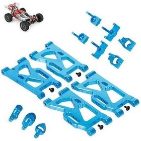 Resim Besthome1 Wltoys 144001 Rc Yarış Arabası Kolu + Pervane + Tekerlek Koltuğu + Metal C Kolu Mavi 