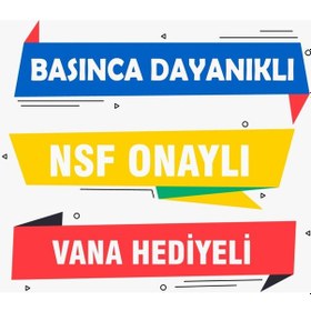 Resim Ars Su Arıtma Metal Su Tankı 2.8 Gallon 10 Lt Metal Tank Vanası 