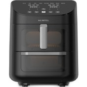 Resim Kumtel Fastfryer HAF-11 Çift Hazneli Hava Fritözü 