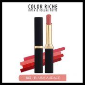 Resim L'Oreal Paris Color Riche İntense Volume Matte Ruj - 103 Blush Audace 