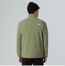 Resim The North Face M Glacier Fleece 1/4 Zip Jacket Erkek Polar-30560 Yeşil 