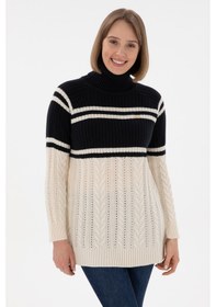 Resim U.S. Polo Assn. Kadın Lacivert Kazak 50293134-VR033 