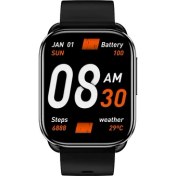 Resim Qcy Watch Gs Siyah Akıllı Saat Sesli Telefon Görüşmesi 60hz 