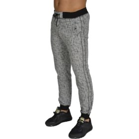 Resim Big Sam Gri Desenli Slim Fit Eşofman Altı Stilya 808 