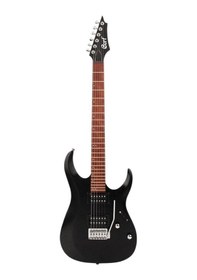 Resim Cort X100 Opbk Elektro Gitar Open Pore Black - Hh Manyetik 