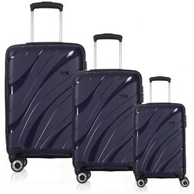 Resim Ççs 5223 Polipropilen 3 Lü Valiz Seti-mor Mor 