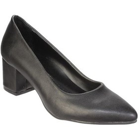 Resim YAZKIŞ Kadın Siyah Krem Cilt 5cm Topuklu Abiye Düğün Nişan Anne A Siyah 