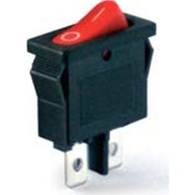 Resim Mini S Tekli Dar Işıksız Anahtar On-off 2p 