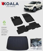 Resim Nissan Qashqai Alt Bagaj 2016-2021 Uyumlu Sahler Paspas + Bagaj Havuz Seti 