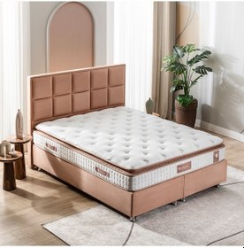 Resim Us. Sleeping Ultra Ortopedik Touch Brown Orijinal Pedli Yaylı Yatak (27Cm) 90X200 