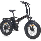 Resim Corelli Vonıq Eco Fat Bıke Elektrikli Katlanır Bisiklet 42CM Md 20 Jant 7 Vites Black 