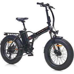 Resim Corelli Vonıq Eco Fat Bıke Elektrikli Katlanır Bisiklet 42CM Md 20 Jant 7 Vites Black 