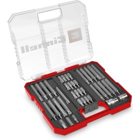 Resim Einhell Xl-Case 40-Parça Bits Uç Seti (Crv Çelik Uçlar,3/8" 10 mm Altıgen Şaft, 1/2" Kare Lokma Adaptörü, Saklama Kutusu Dahil) - 49109032 
