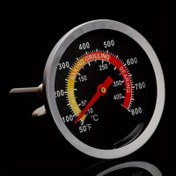 Resim 1x Paslanmaz Çelik BBQ Termometresi - 10-400°C Celsius Dijital Izgara ve Duman Termometresi, Çift Ölçekli Ekran, Dış Mekan Pişirme Sıcaklık Ölçeği, Kamp, Arka Bahçe, Barbekü, Izgaralar için Pişirme, Arka Bahçe Barbekü, Şık Metalik Kaplama, Dayanıklı Metal Yapı 