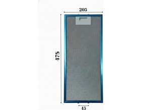 Resim Süppürge Vestel Ile Uyumlu Davlumbaz 20,5X47,5 cm Arka Ara 4,5 cm Aspiratör Filtresi 