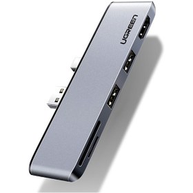 Resim Ugreen Surface Pro 4/5/6 Usb 3.0 Hub Adaptörü Sd/Tf Kart Okuyucu 