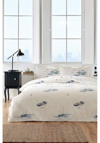 Resim Özdilek Rowboat Tek Kişilik Nevresim Takımı Mavi 