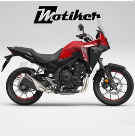 Resim Honda Nx500 Jant İçi Yazı Sticker Etiket Modeli Kırmızı Renk 