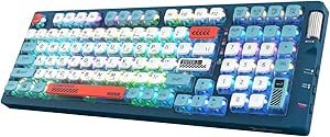 Resim Game Power Sense RGB Wireless/Bluetooth/Kablolu Mekanik Red Switch Türkçe Gaming Klavye 