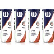 Resim Wilson Roland Garros Clay Court 3'lü 4 Kutu Tenis Topu Wrt125000 