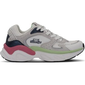 Resim Slazenger WIND Kadın Beyaz / Lacivert Koşu & Yürüyüş Spor Ayakkabısı 