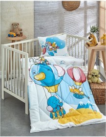 Resim Komfort Home V12 %100 Pamuklu Silikon Elyaf Bebek Yorgan Seti 