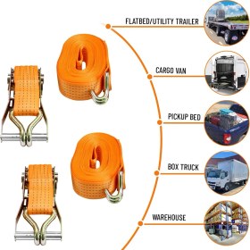 Resim Cırcırlı Gırgır Spanzet Yük Gerdirme Halatı Eşya Sabitleme Sapan 5 Ton 10 Metre Emniyet Kemerli 