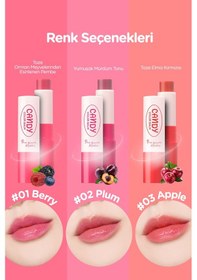 Resim Dudakları Nemlendiren Parlak Bitişli Renkli Dudak Balmı A'pıeu The Pure Candy Color Balm No.01 Berry 