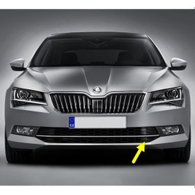 Resim Skoda Superb 3 15-19 Ön Tampon Sol Izgara Kapak Kromlu 3V0853665 307420839 