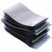 Resim Kilitli Antistatik Poşet 10x15cm 100 Adet Şeffaf Su Toz Geçirmez Koruyucu Esd 