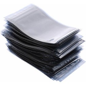 Resim Kilitli Antistatik Poşet 10x15cm 100 Adet Şeffaf Su Toz Geçirmez Koruyucu Esd 