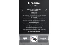 Resim Dreame L10 Pro 5200MAH Robot Süpürge Bataryası - Maksimum Ömür, Güvenli Şarj Koruması 