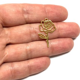 Resim Altın Kaplama Burç Çiçeği - Haziran - Gül⁸ 