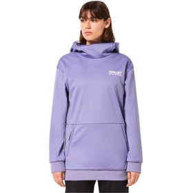 Resim Oakley Park Rc Softshell Hoodie Kadın Mor Sweatshirt 