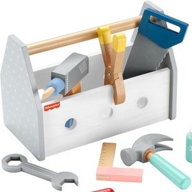 Resim Fisher-price Ahşap Tamir Kutusu Seti Okul Öncesi Çağdaki Çocuklar 