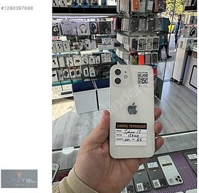 Resim Apple iPhone 12 İkinci El TR | 128 GB | Beyaz 