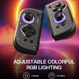 Resim Nyxı Hyperion 2 Kablosuz Joypad Nintendo Switch / Switch OLED Için - Hall Effect Joystick, Rgb Aydınlatma, Mikro Switch Buton ve Tetikleyici Joycon 