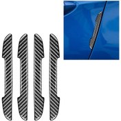 Resim Sones 4 Adet Araba Karbon Fiber Yan Anti-çarpışma Tampon Şeridi Chevrolet Cruze 2009-2015 İçin, Sol Ve Sağ Sürücü Evrensel 
